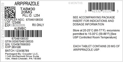 Label (62332 101 31 Aripiprazole 20mg 67046 1085 30)